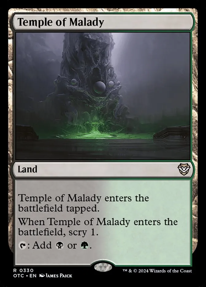 Temple of Malady Front Face