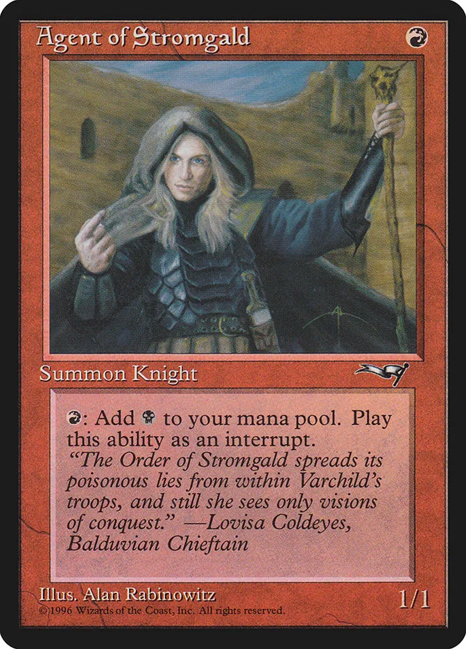 Agent of Stromgald Front Face