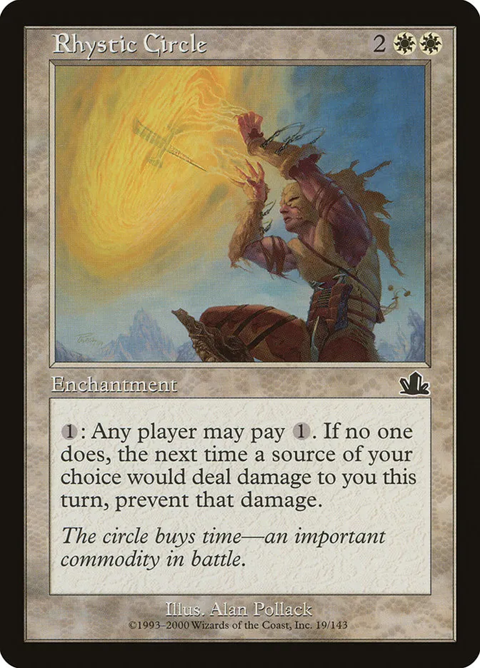 Rhystic Circle Front Face