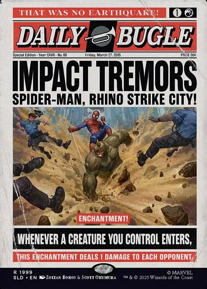 Impact Tremors Front Face