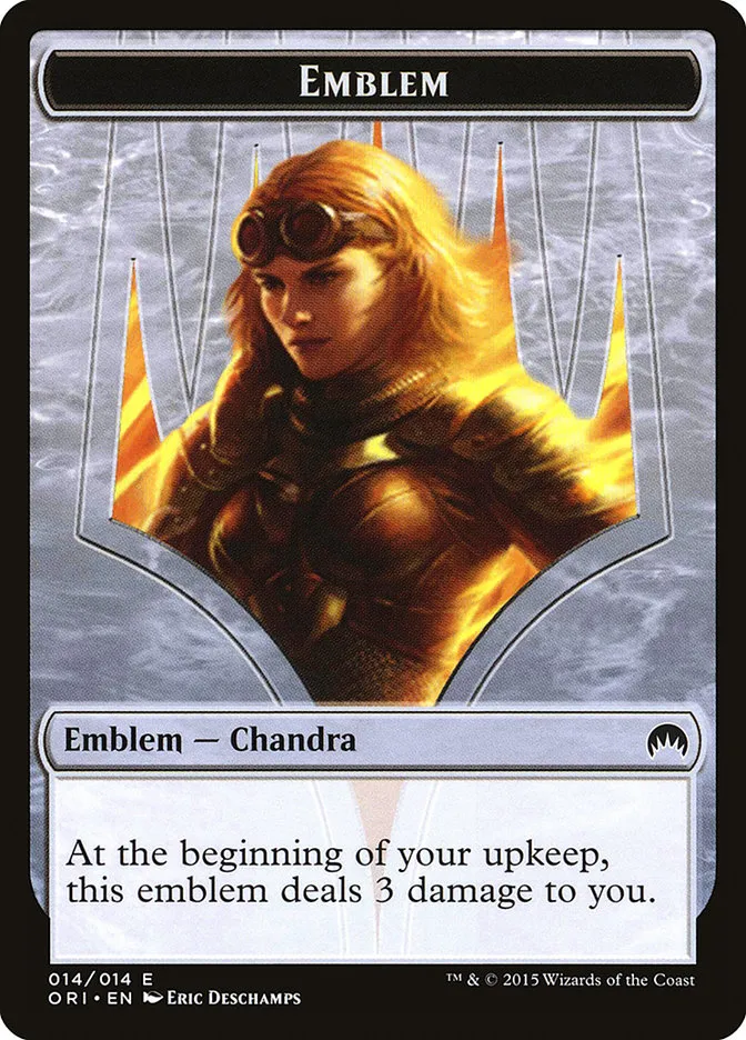 Chandra, Roaring Flame Emblem Front Face