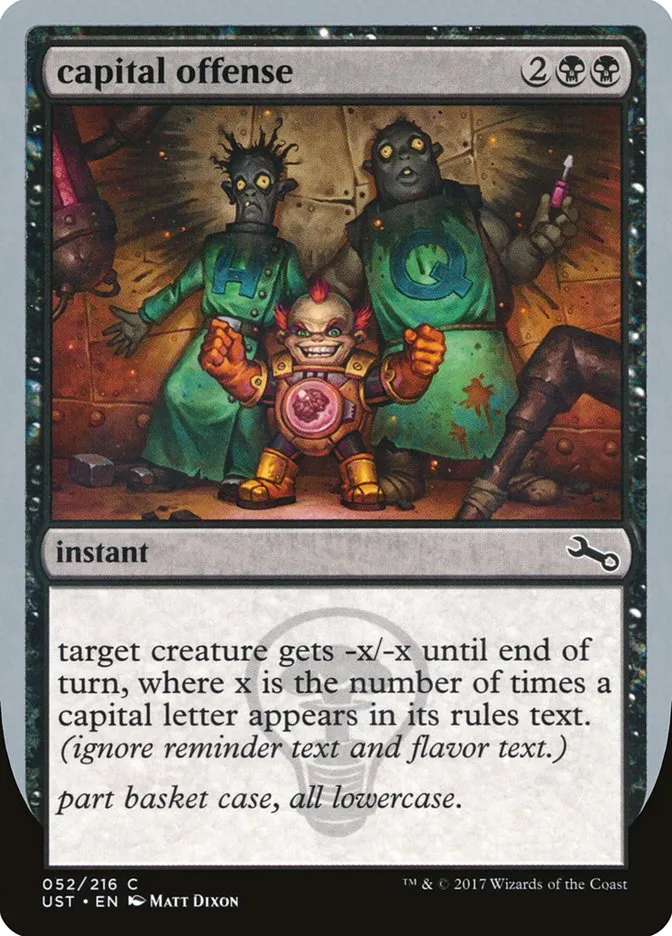 capital offense Front Face