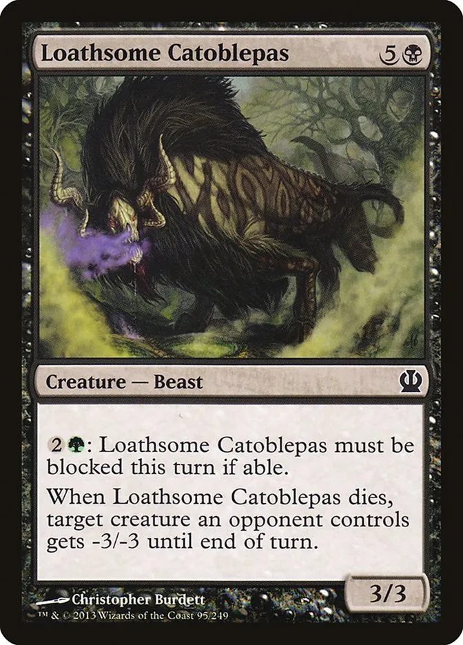 Loathsome Catoblepas Front Face