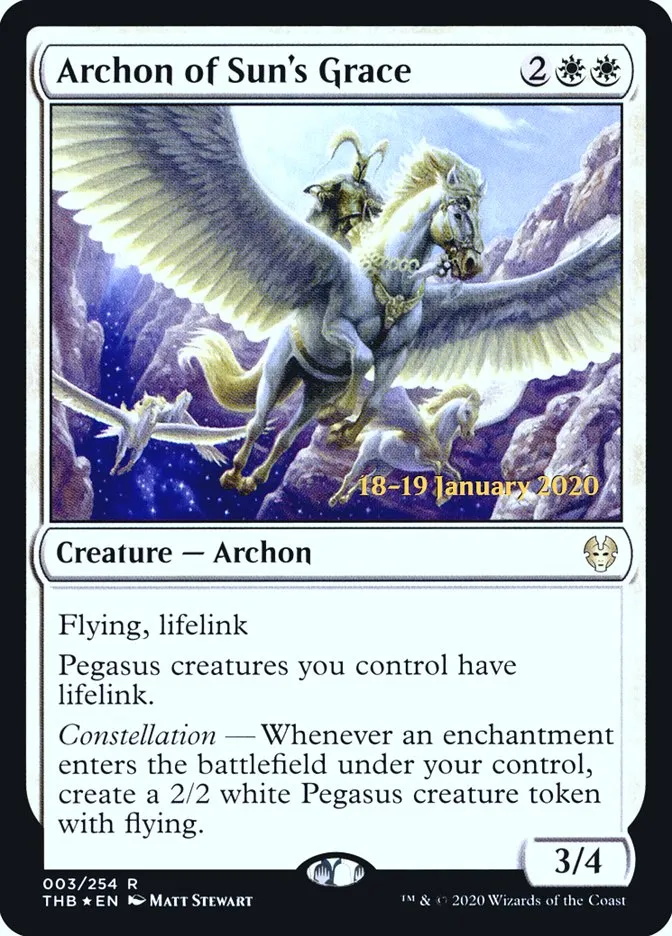 Archon of Sun's Grace Front Face