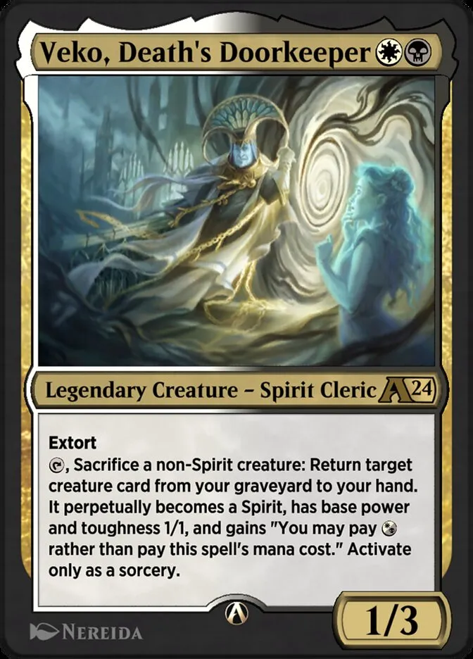 Veko, Death's Doorkeeper Front Face