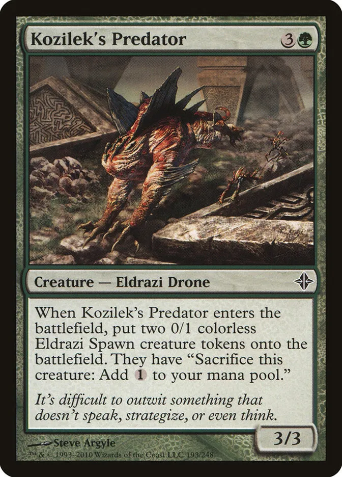 Kozilek's Predator Front Face