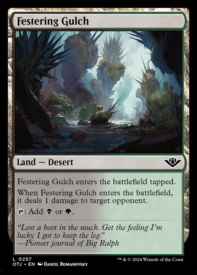 Festering Gulch Front Face