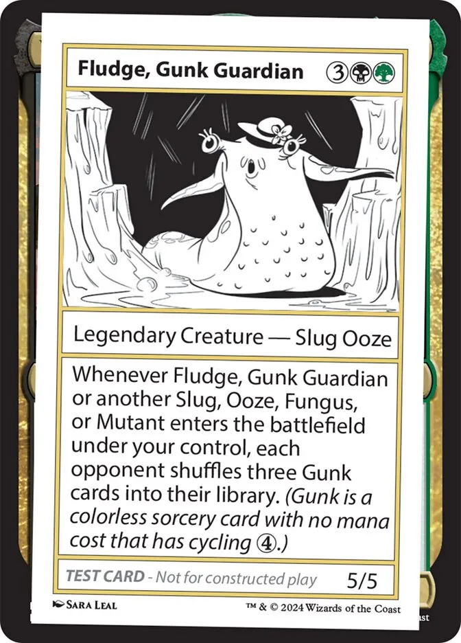 Fludge, Gunk Guardian Front Face