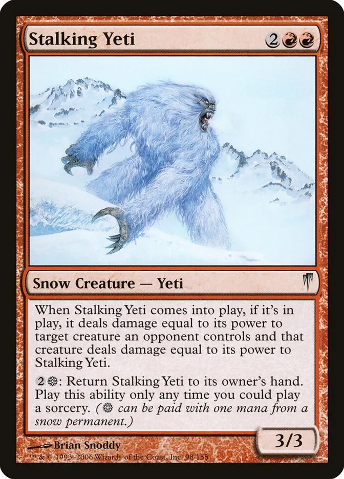 Stalking Yeti Front Face
