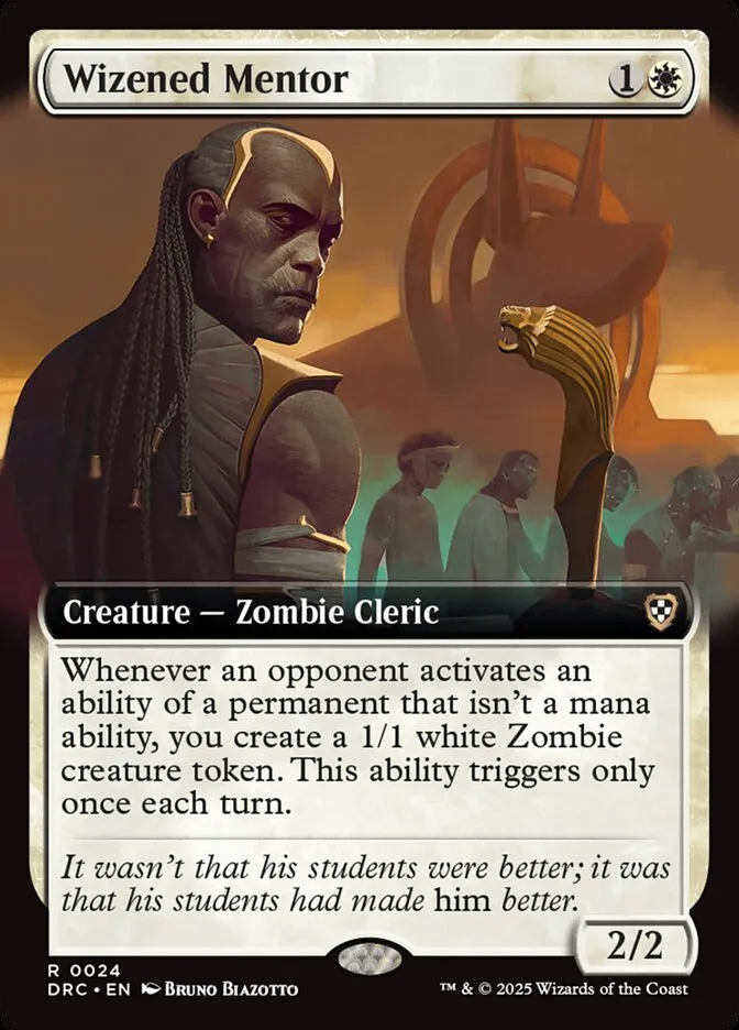 Wizened Mentor Front Face