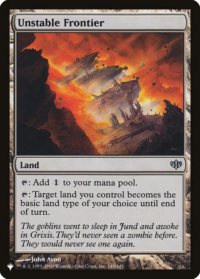 Unstable Frontier Front Face
