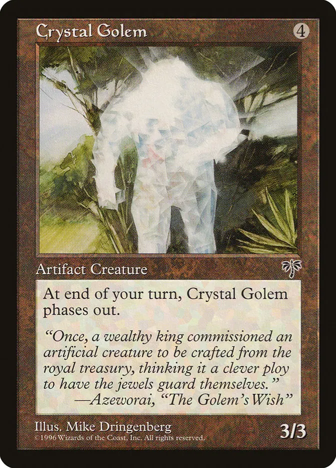 Crystal Golem Front Face