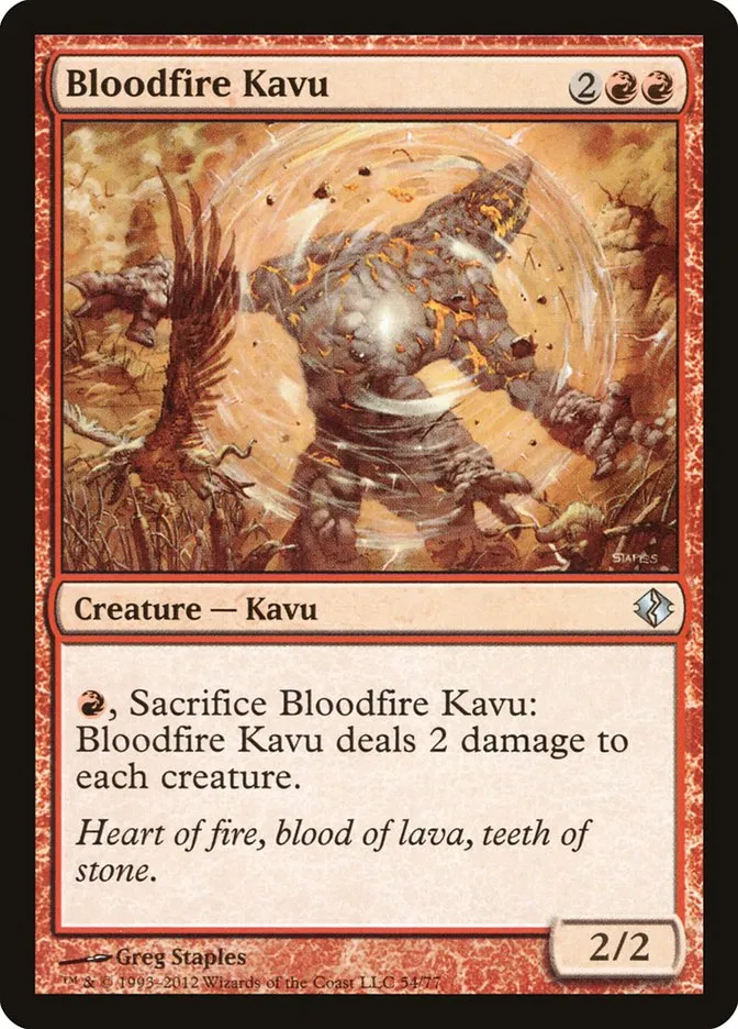 Bloodfire Kavu Front Face