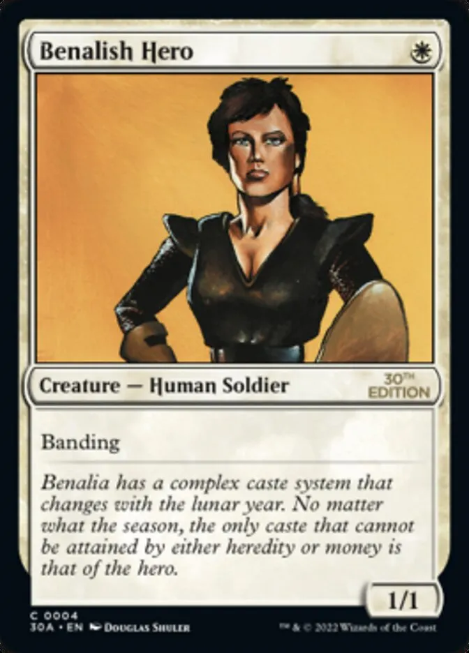 Benalish Hero Front Face