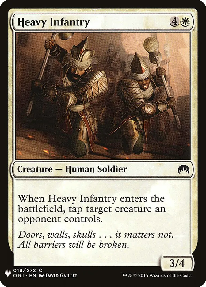 Heavy Infantry Front Face