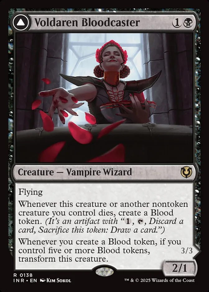 Voldaren Bloodcaster // Bloodbat Summoner Front Face