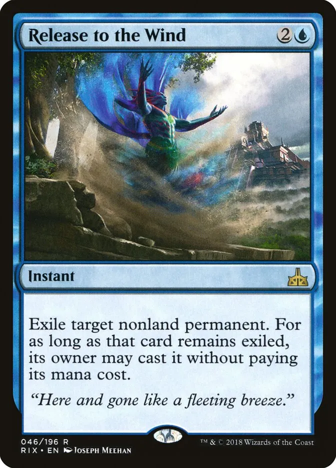 Release to the Wind Front Face
