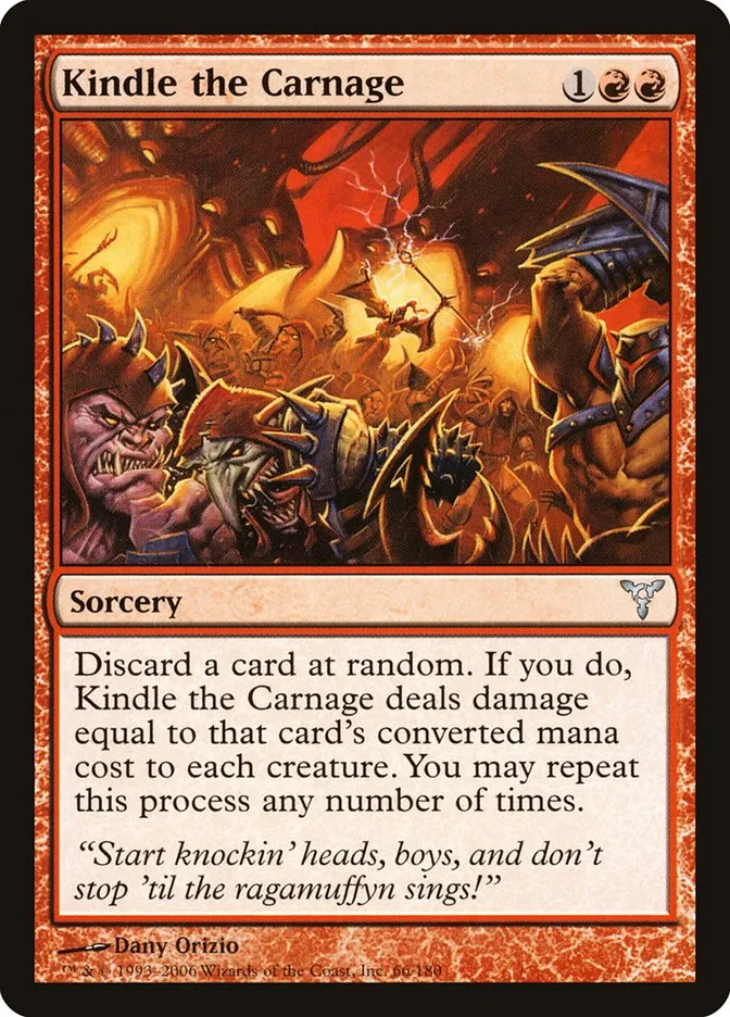 Kindle the Carnage Front Face