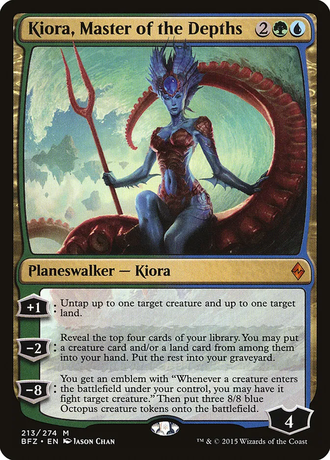 Kiora, Master of the Depths Front Face