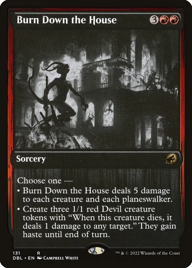 Burn Down the House Front Face