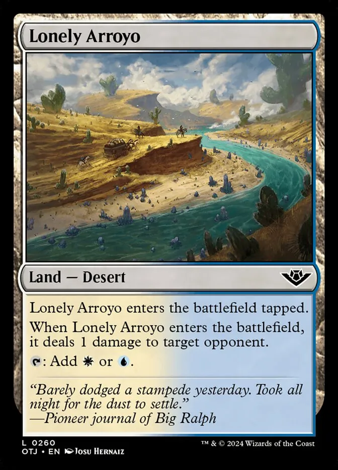 Lonely Arroyo Front Face