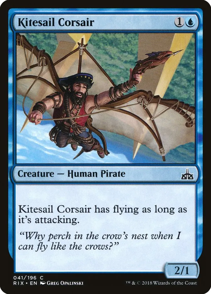 Kitesail Corsair Front Face
