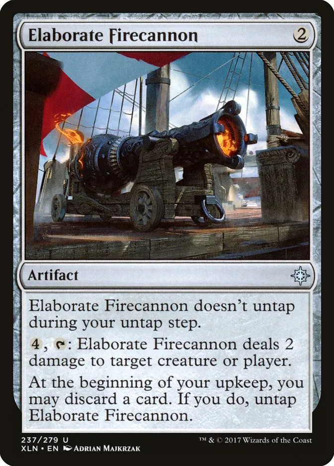 Elaborate Firecannon Front Face
