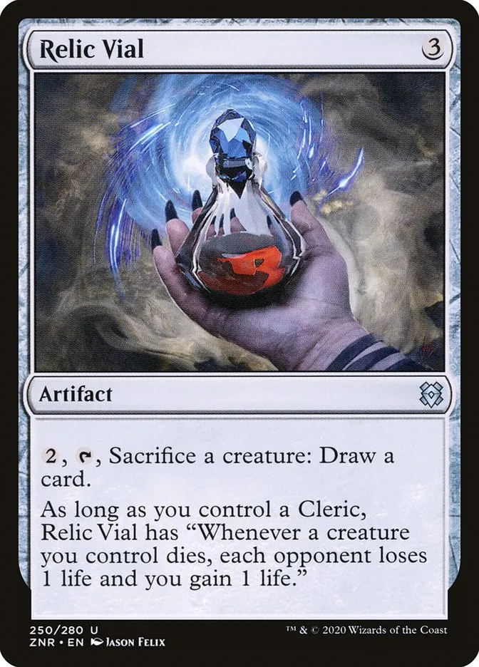 Relic Vial Front Face
