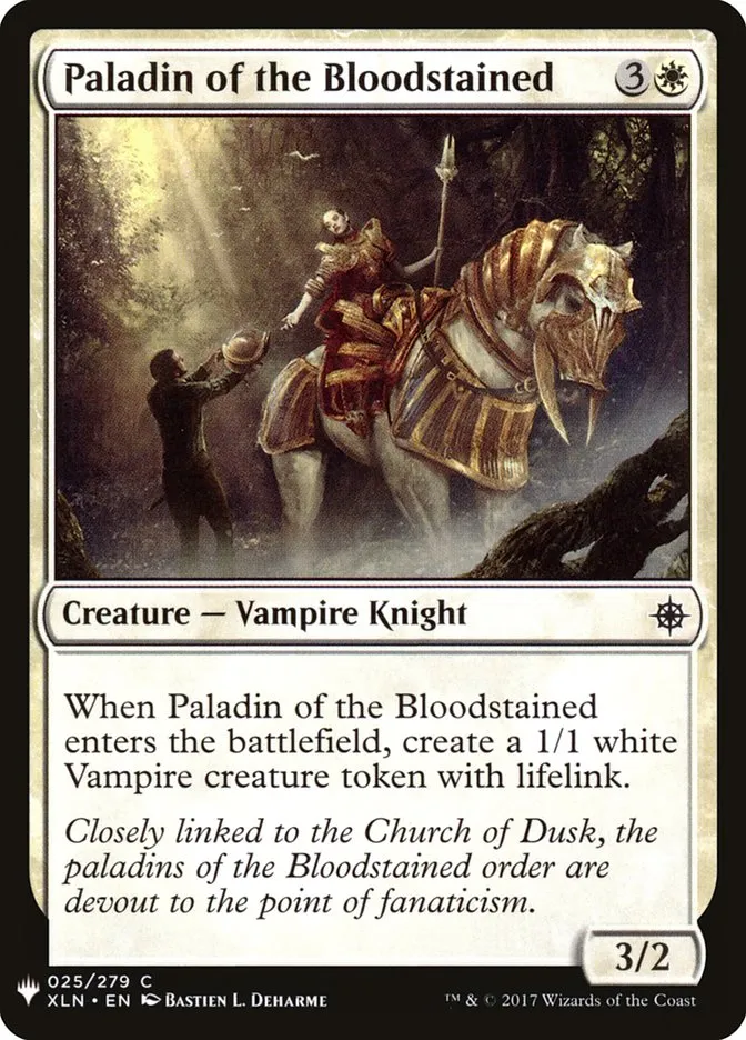Paladin of the Bloodstained Front Face