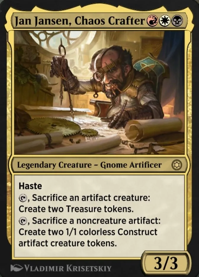 Jan Jansen, Chaos Crafter Front Face