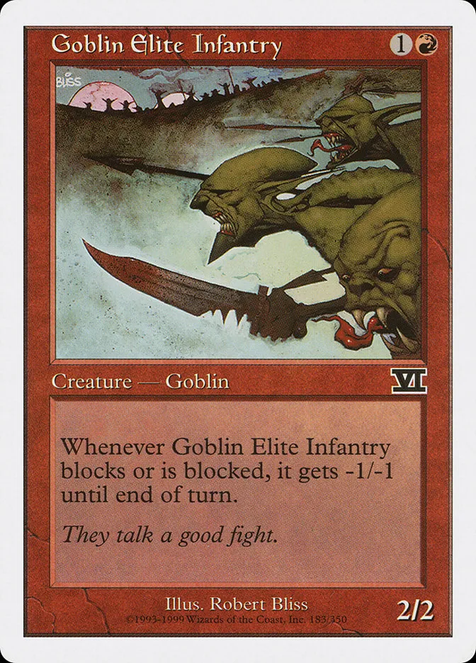 Goblin Elite Infantry Front Face