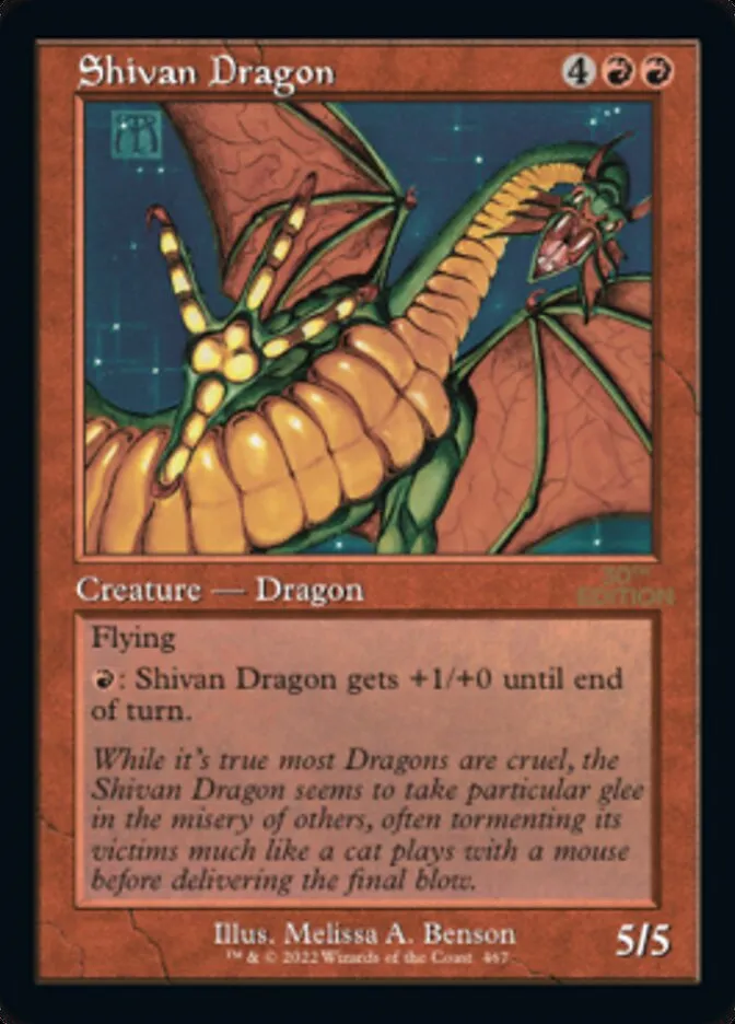 Shivan Dragon Front Face
