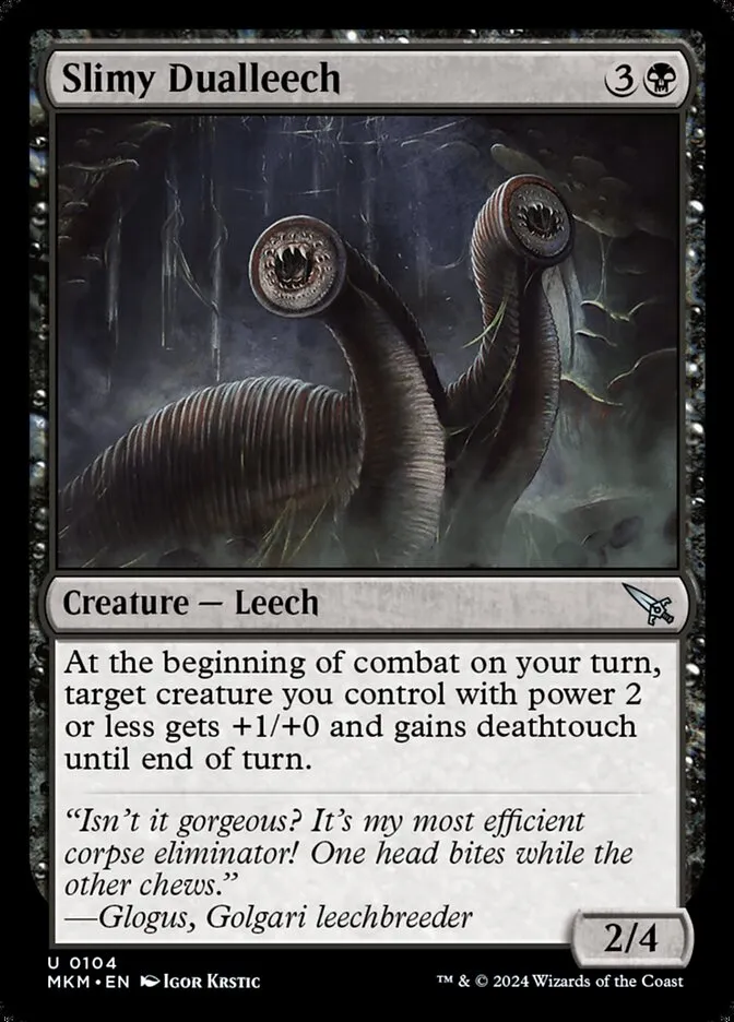 Slimy Dualleech Front Face