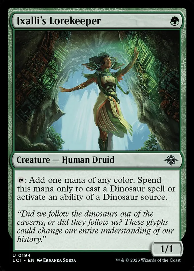 Ixalli's Lorekeeper Front Face