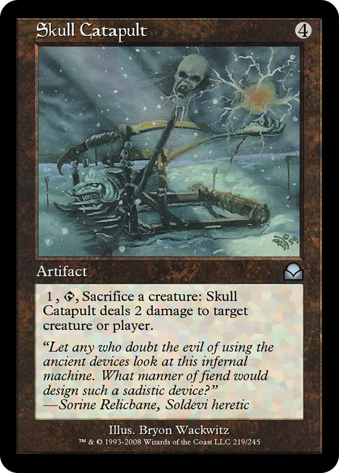 Skull Catapult Front Face