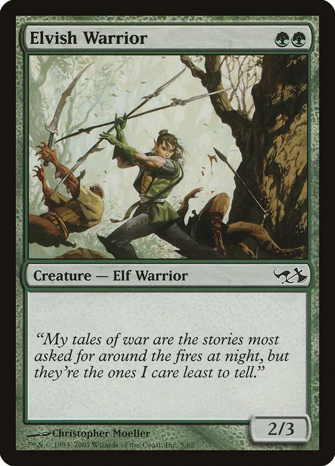 Elvish Warrior Front Face