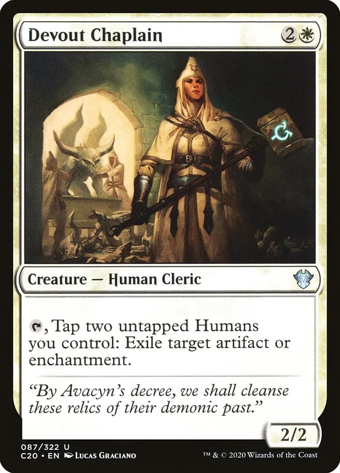 Devout Chaplain Front Face