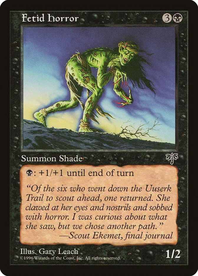 Fetid Horror Front Face