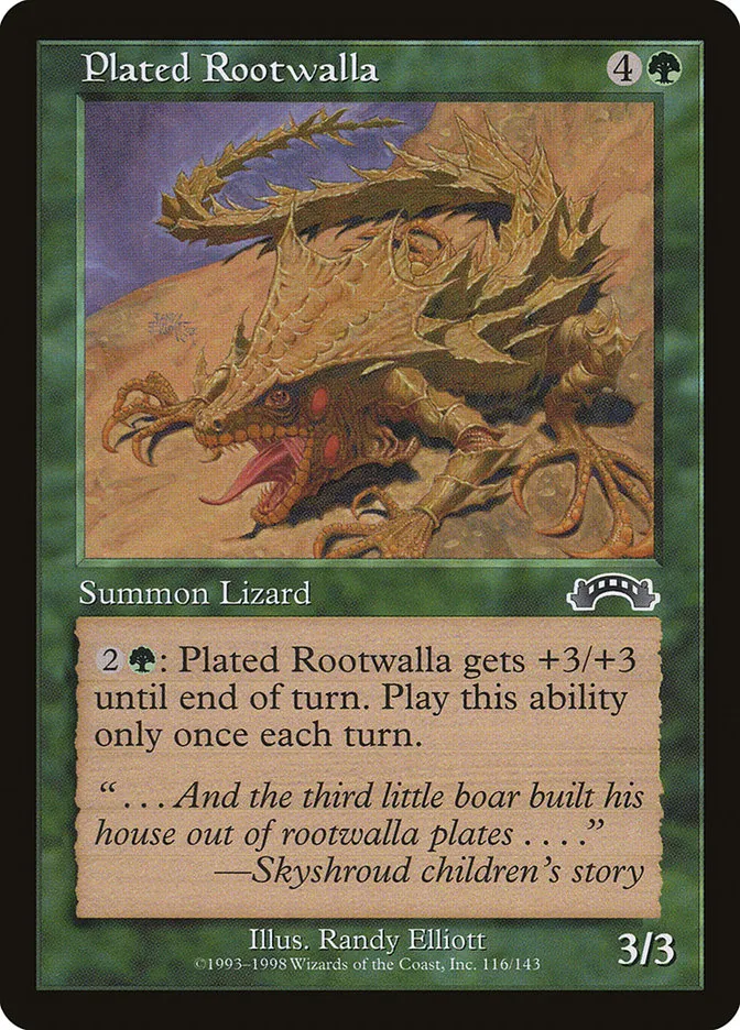 Plated Rootwalla Front Face