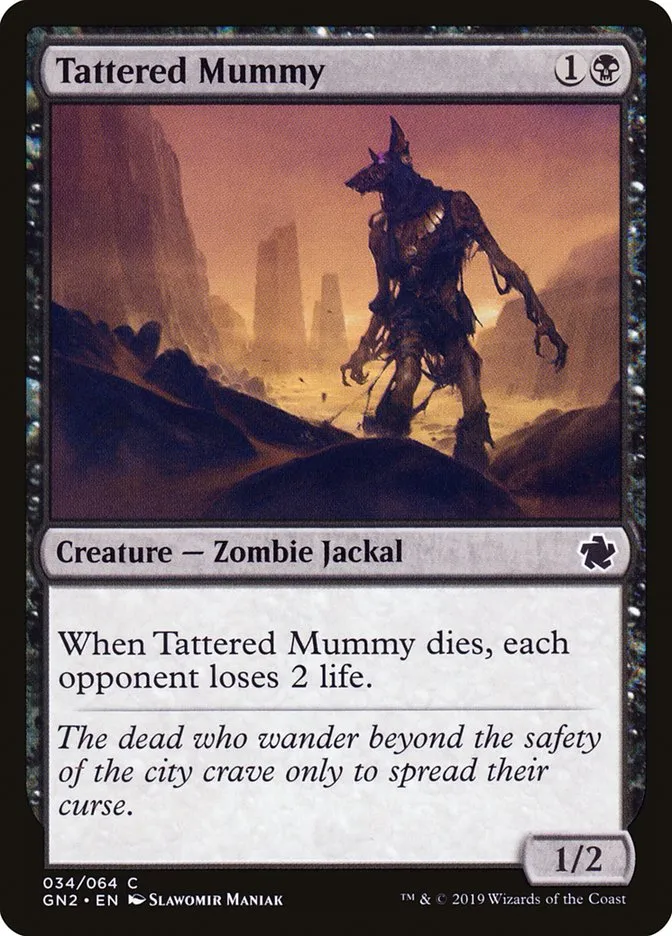 Tattered Mummy Front Face