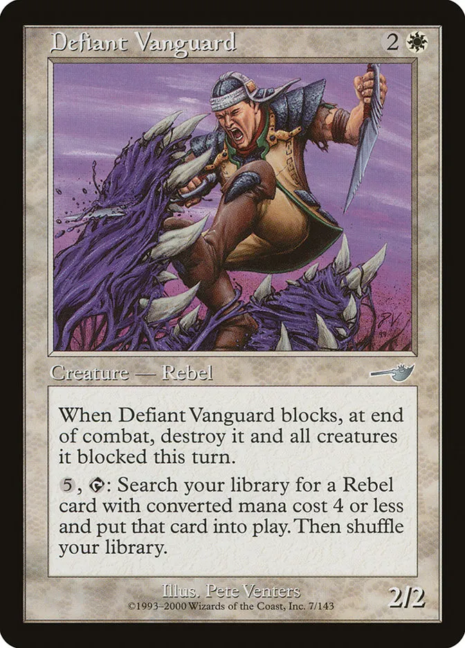 Defiant Vanguard Front Face