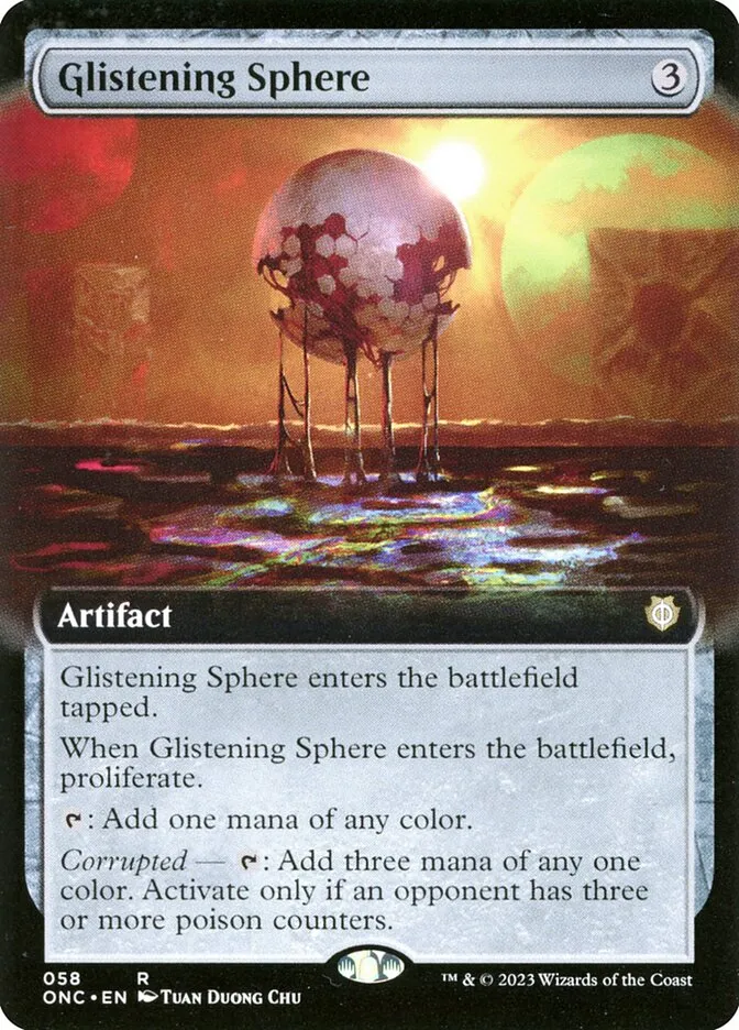 Glistening Sphere Front Face