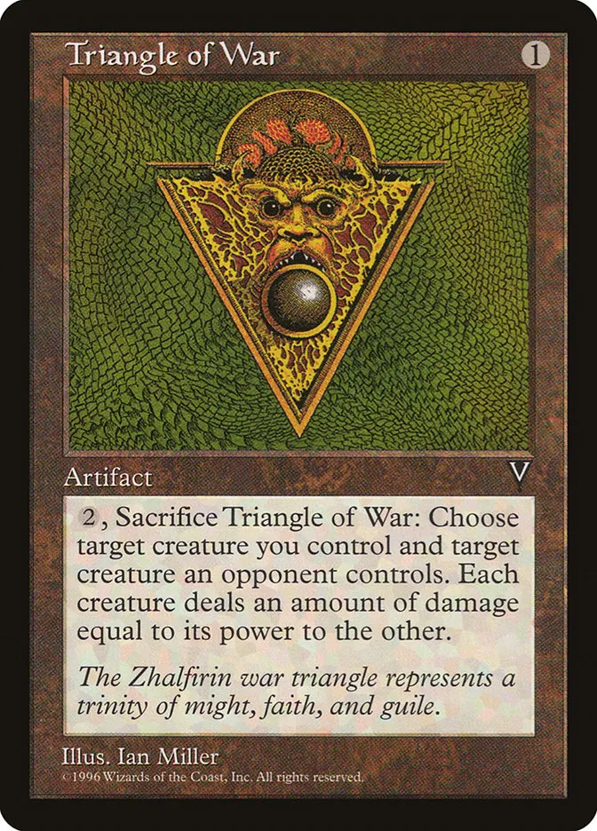 Triangle of War Front Face
