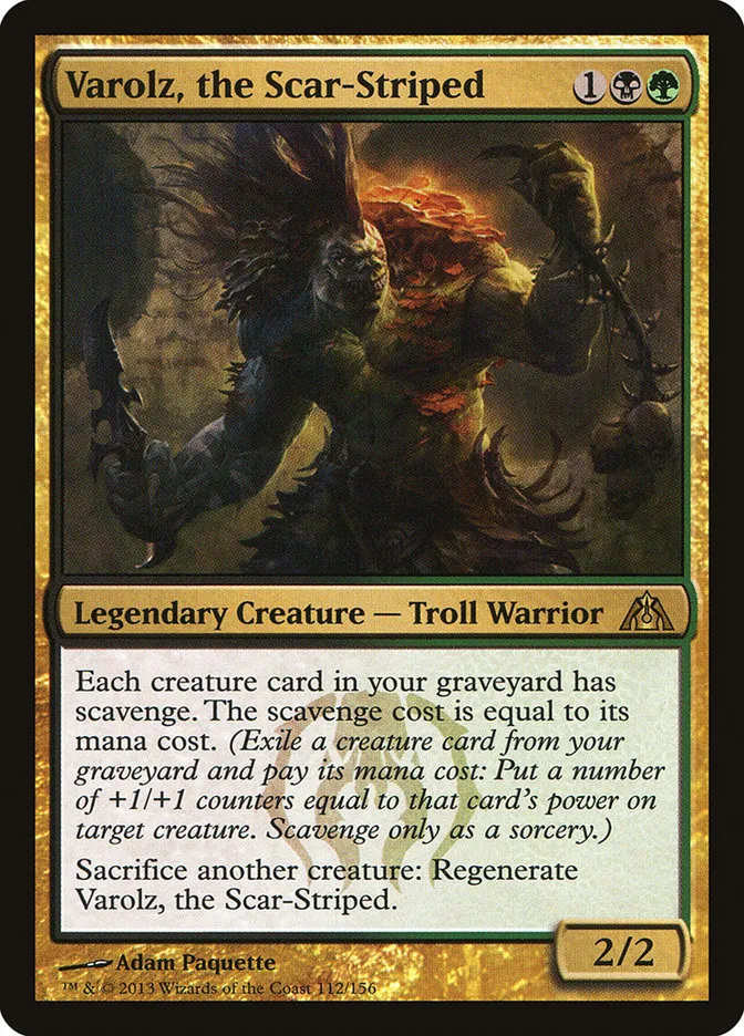 Varolz, the Scar-Striped Front Face