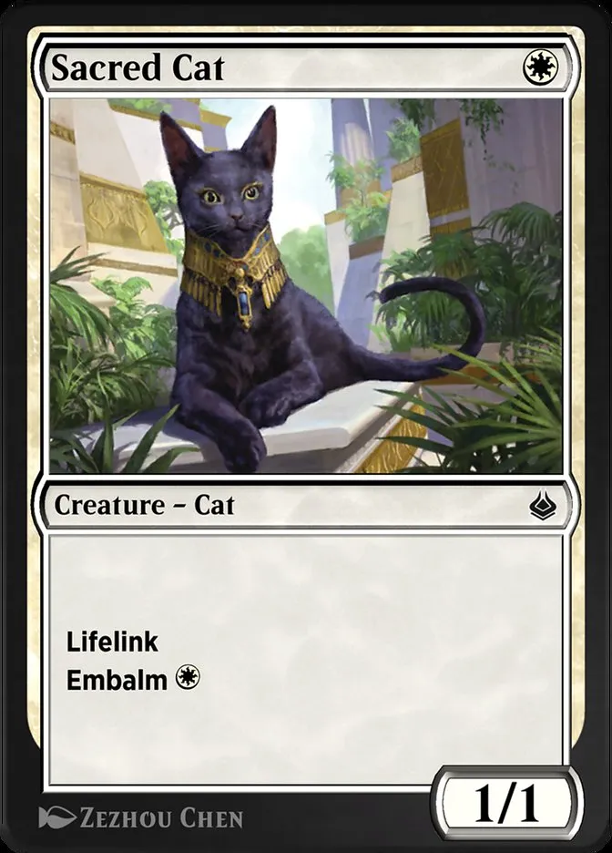 Sacred Cat Front Face