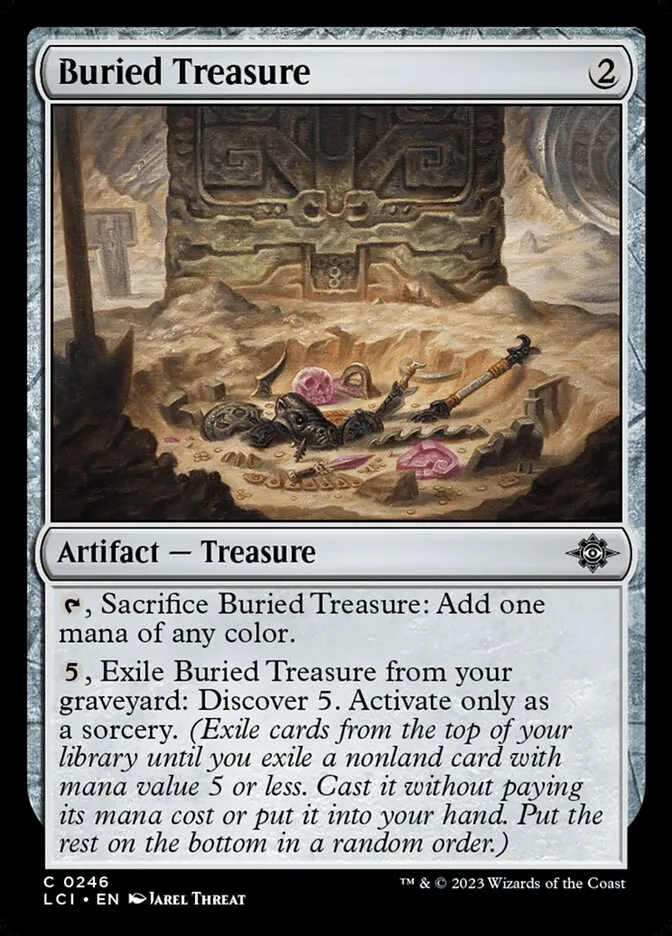 Buried Treasure Front Face