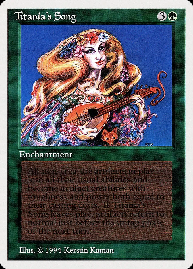 Titania's Song Front Face