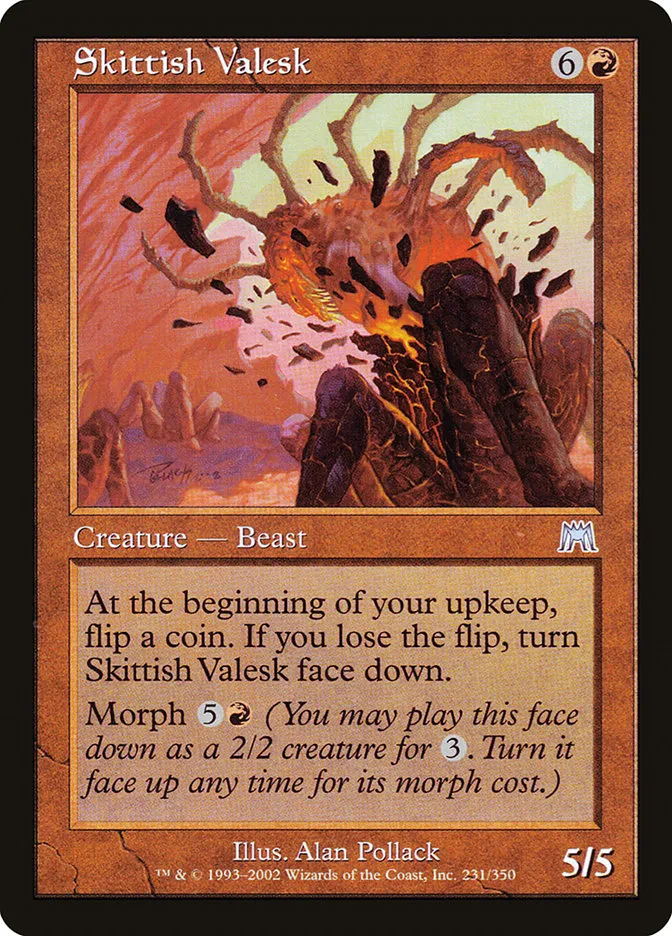 Skittish Valesk Front Face