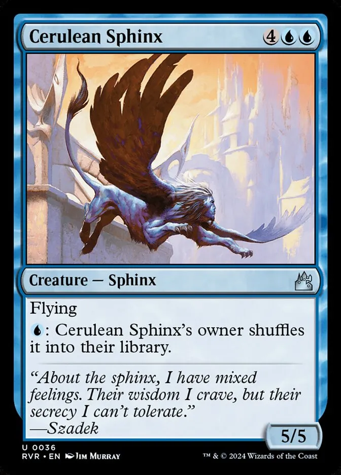 Cerulean Sphinx Front Face