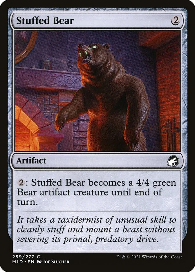 Stuffed Bear Front Face